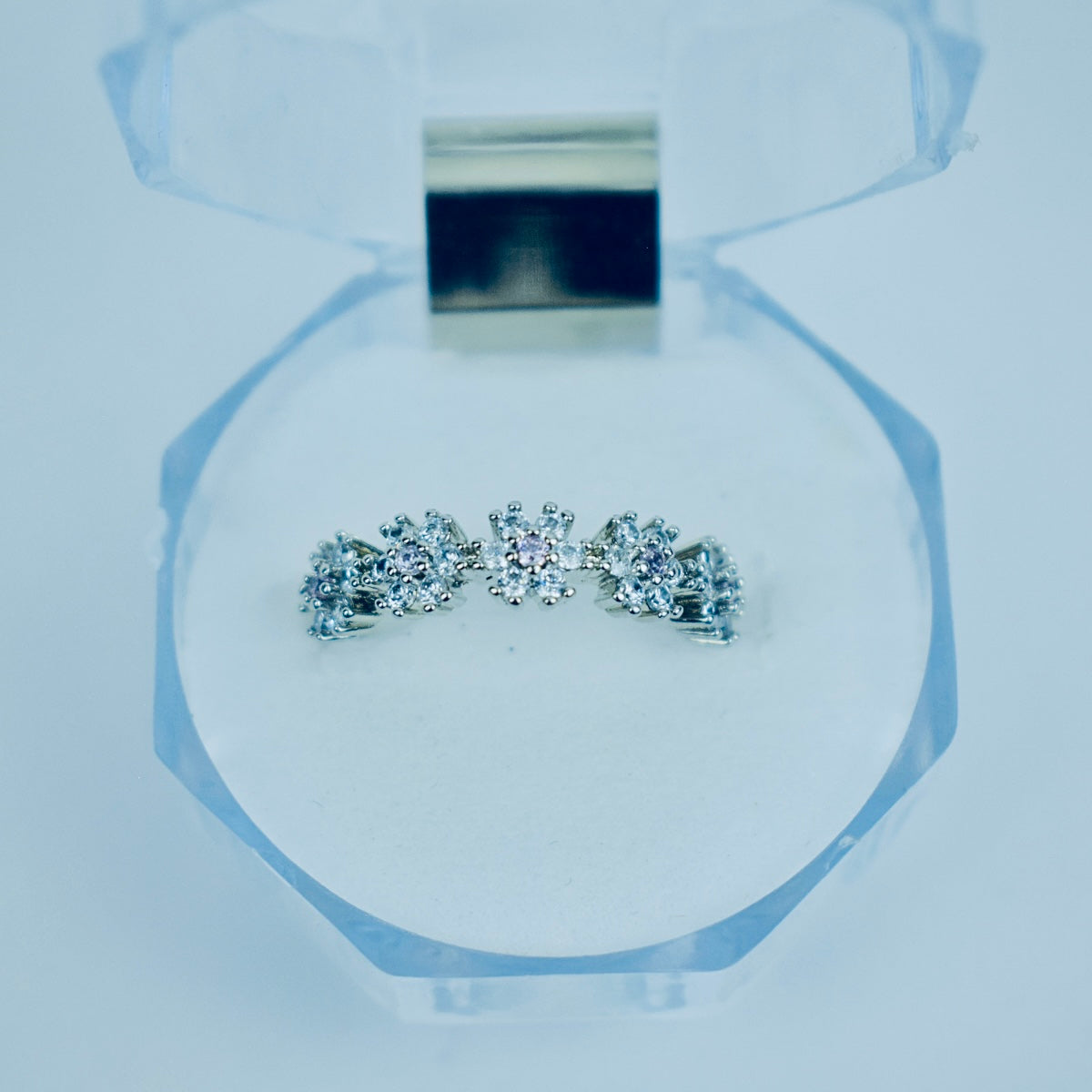 Elegant Floral Adjustable Ring – 3 Stunning Colors