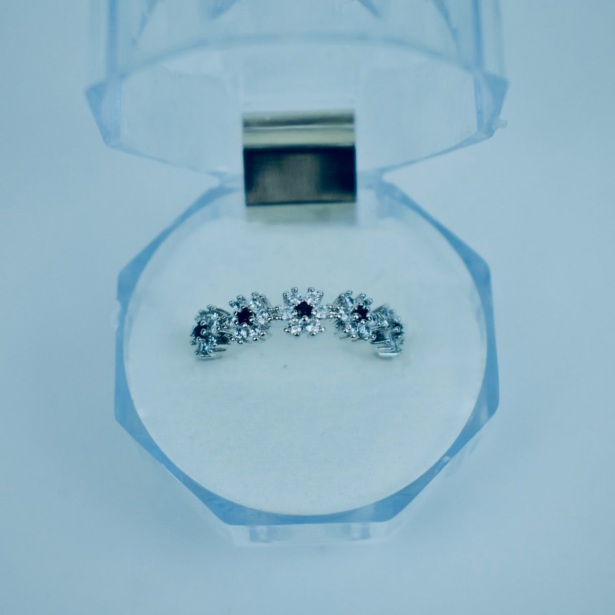 Elegant Floral Adjustable Ring – 3 Stunning Colors