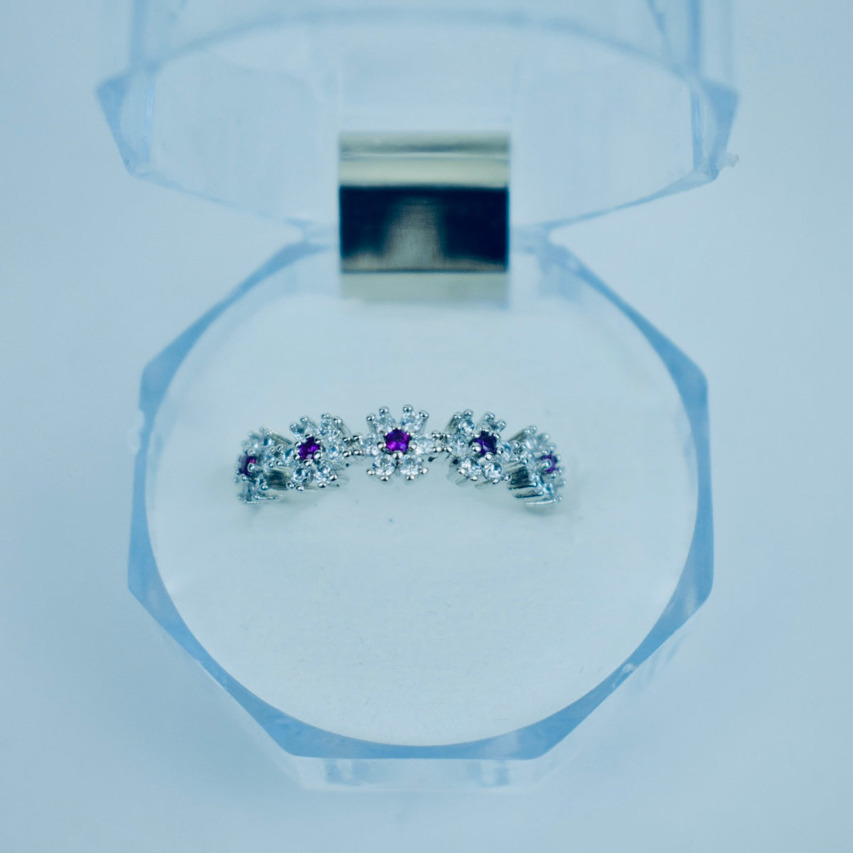 Elegant Floral Adjustable Ring – 3 Stunning Colors