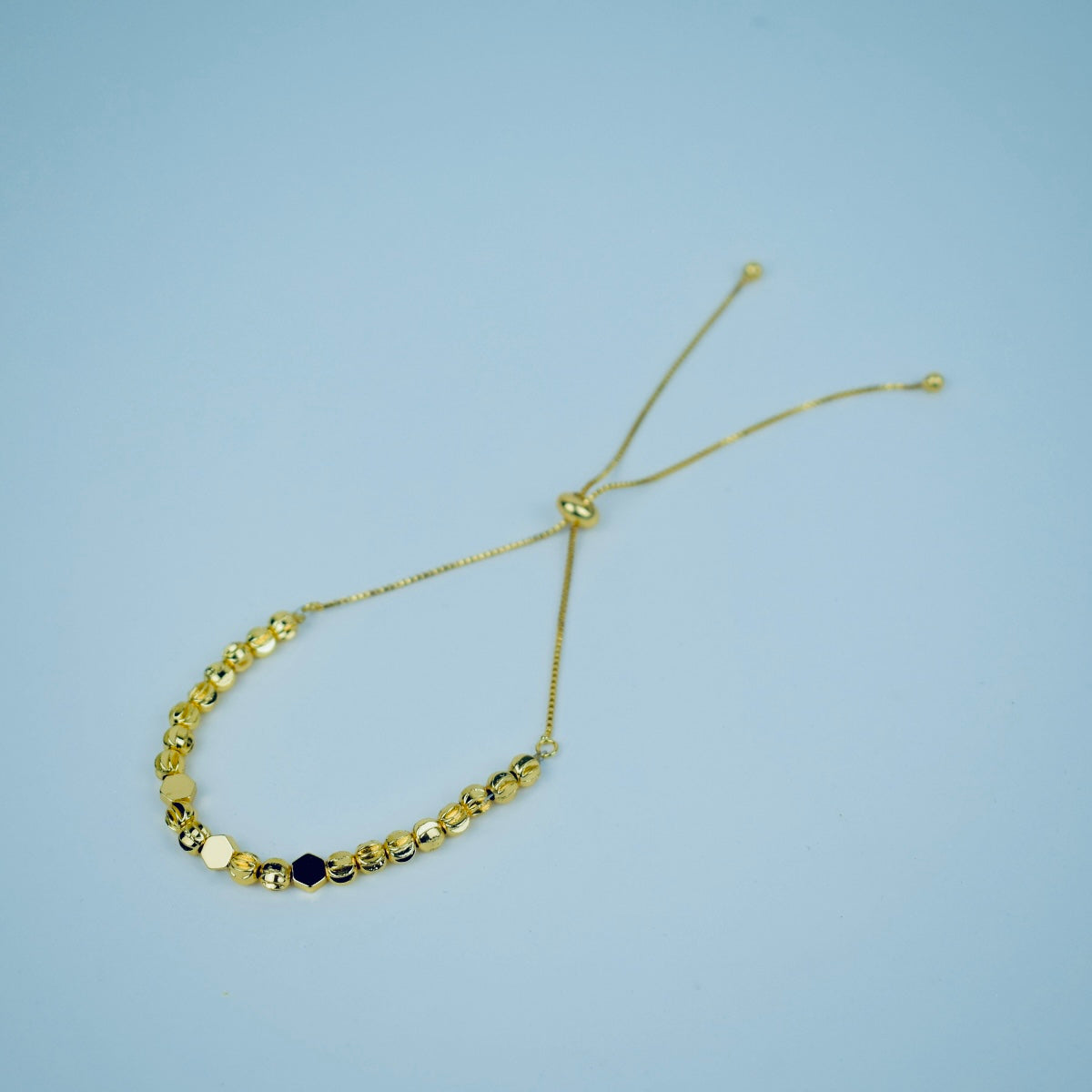 Elegant Adjustable Golden Bracelet – Premium Finish