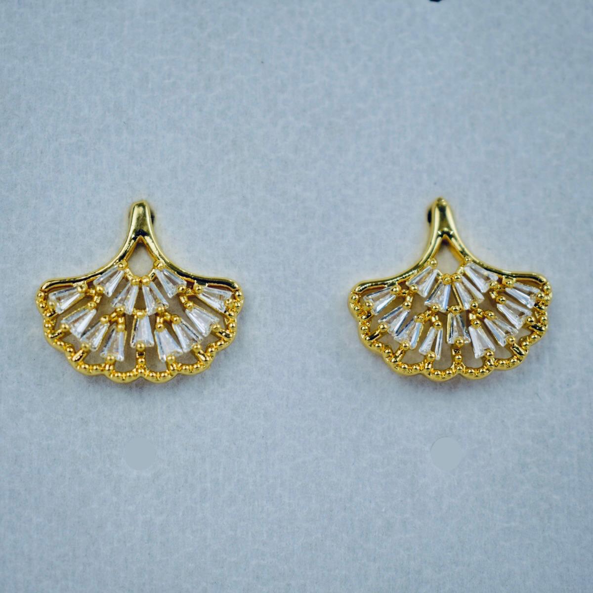Elegant Fan-Leaf Neckless Set | 20% OFF