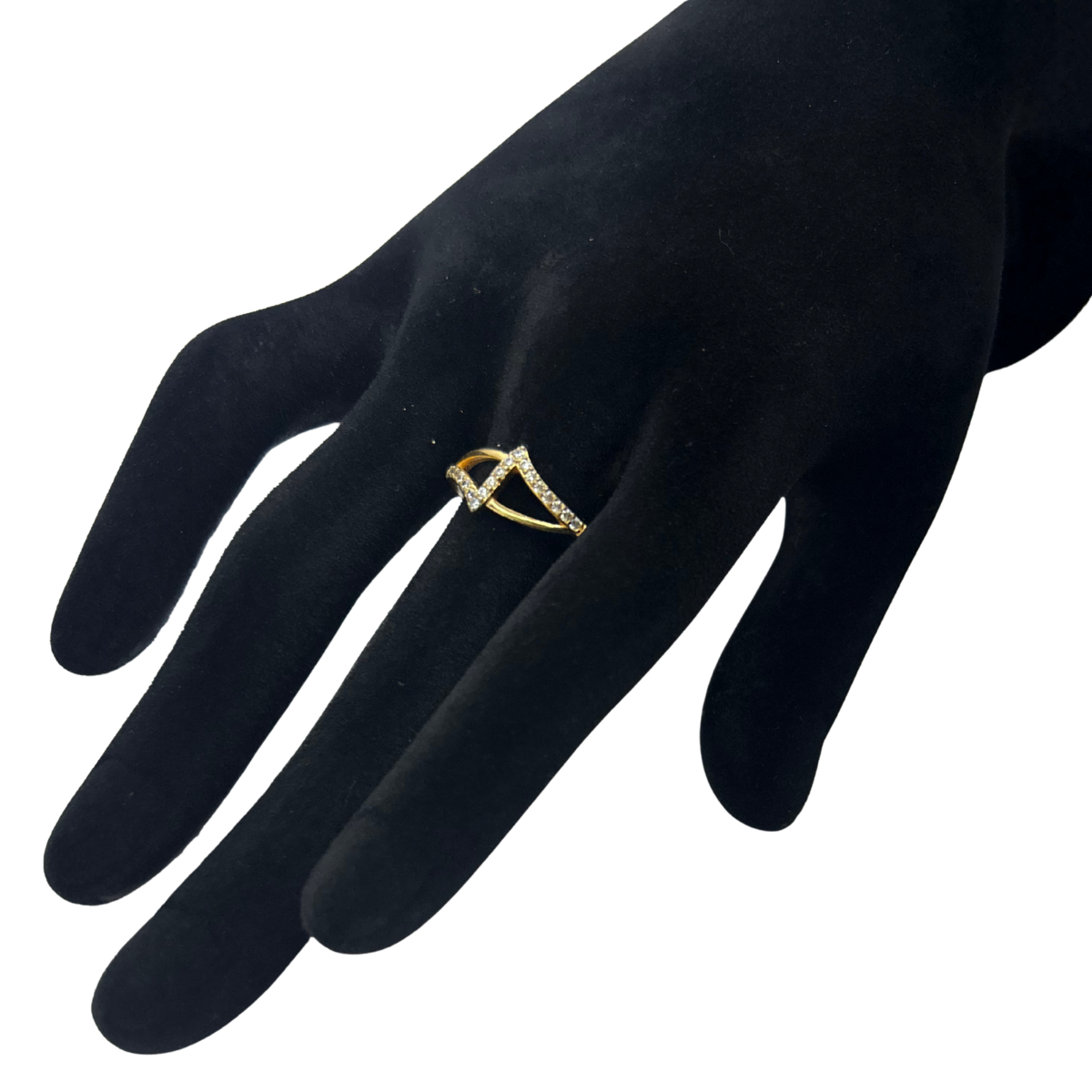 Adjustable Stone Work Ring – Gold color | 20% OFF