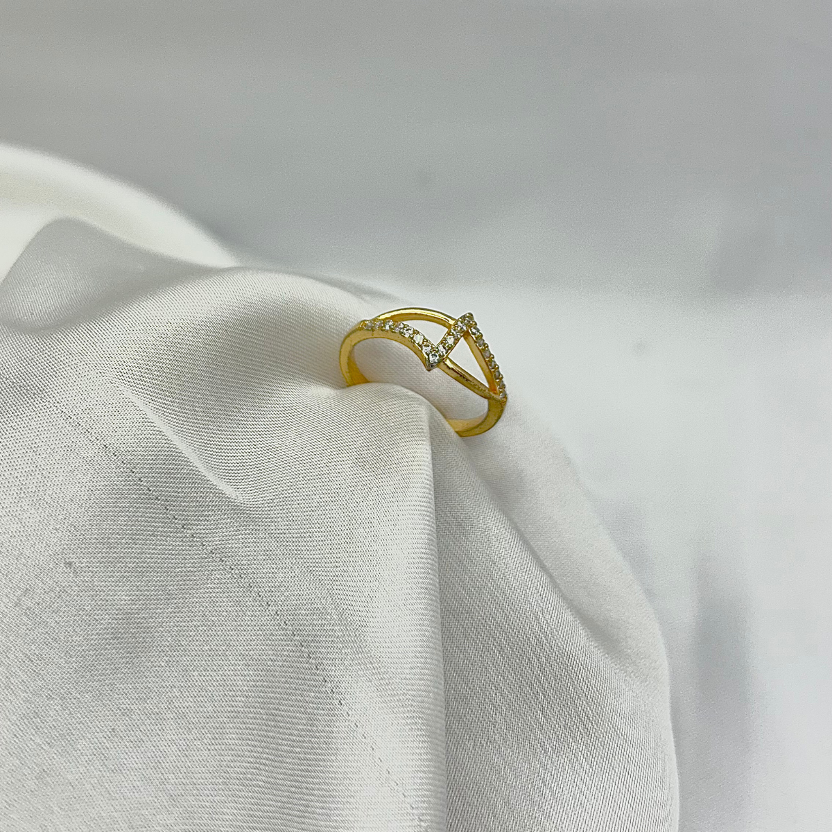 Adjustable Stone Work Ring – Gold color | 20% OFF