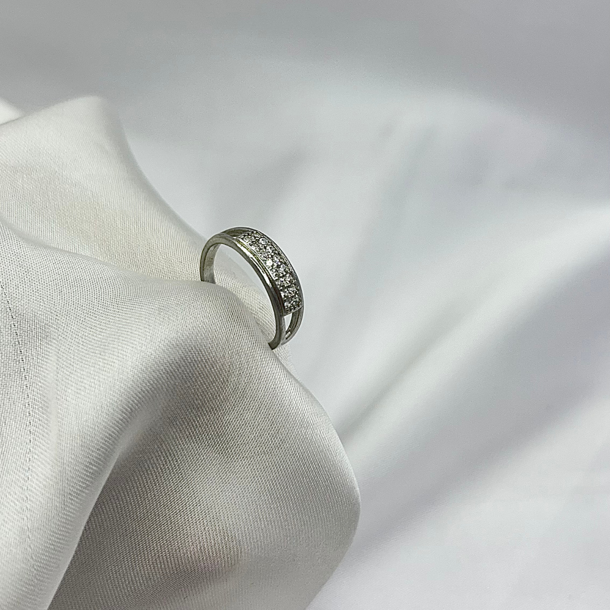 Adjustable Stone Work Ring – Silver color | 20% OFF