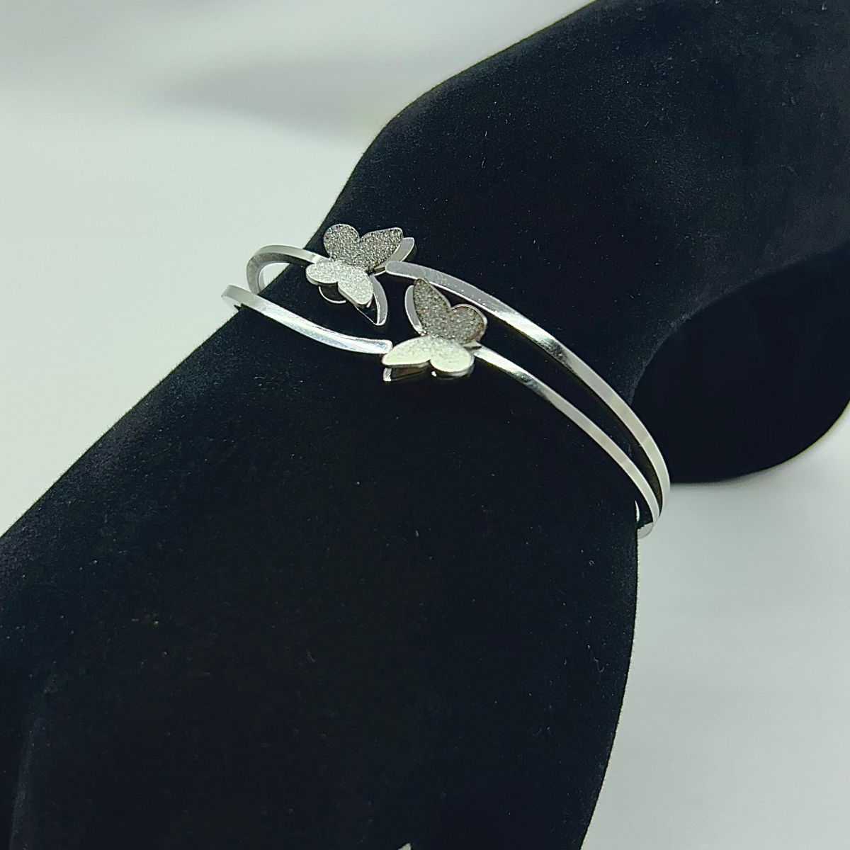 Butterfly Adjustable Stainless steel  Bangle | 20% OFF