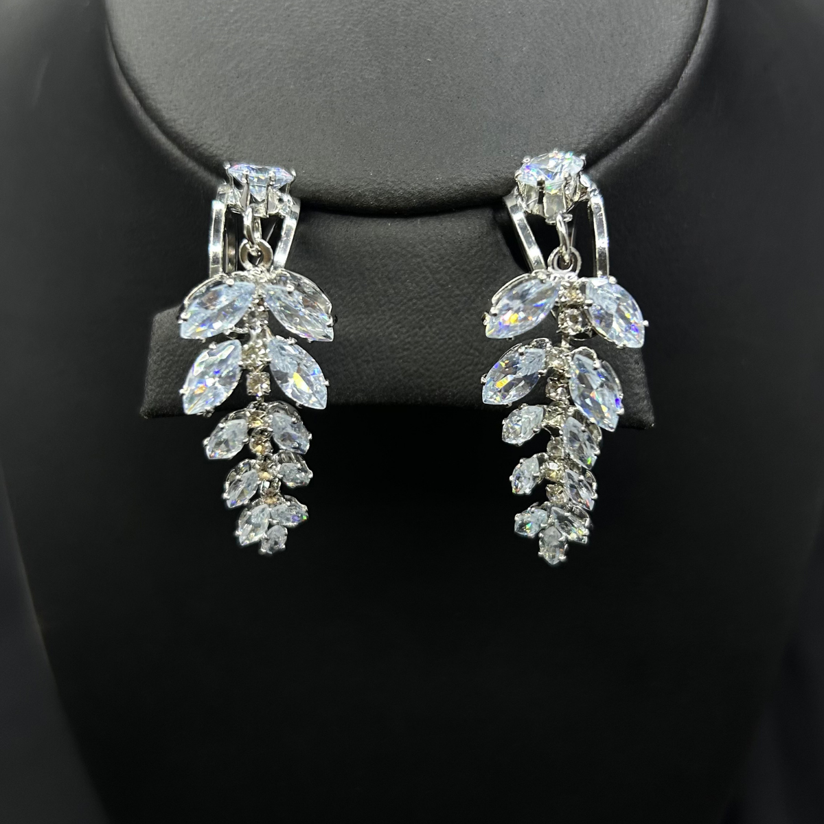 Stainless steel gem worked Earrings – 2 Different colours | 20% OFF