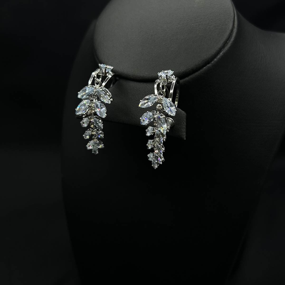 Stainless steel gem worked Earrings – 2 Different colours | 20% OFF