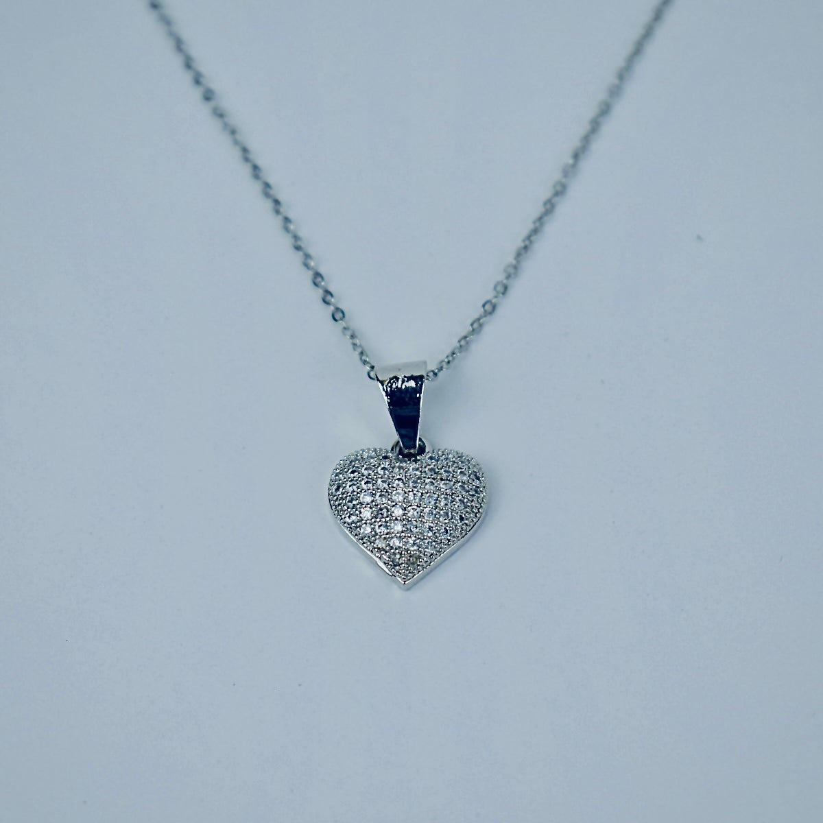Shiny Heart-Shaped Necklace Set | 20% OFF