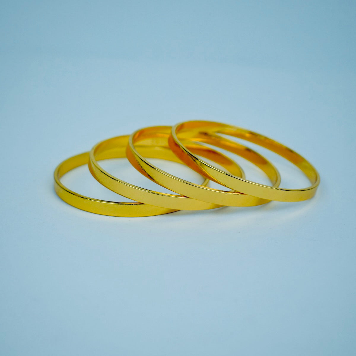 Timeless Gold Plated Bangle Set | Flat 20% Off