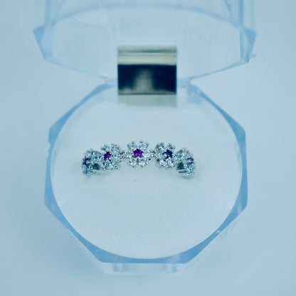 Elegant Floral Adjustable Ring – 3 Stunning Colors
