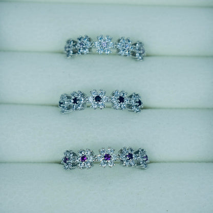 Elegant Floral Adjustable Ring – 3 Stunning Colors