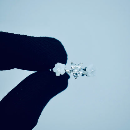 💍 Classy Adjustable Flower Stone Ring