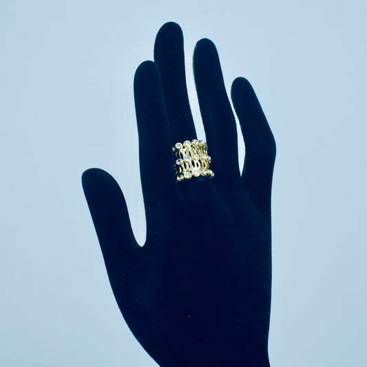 2 in 1 Transformable Ring Bangle Gold Design Flat 20% OFF