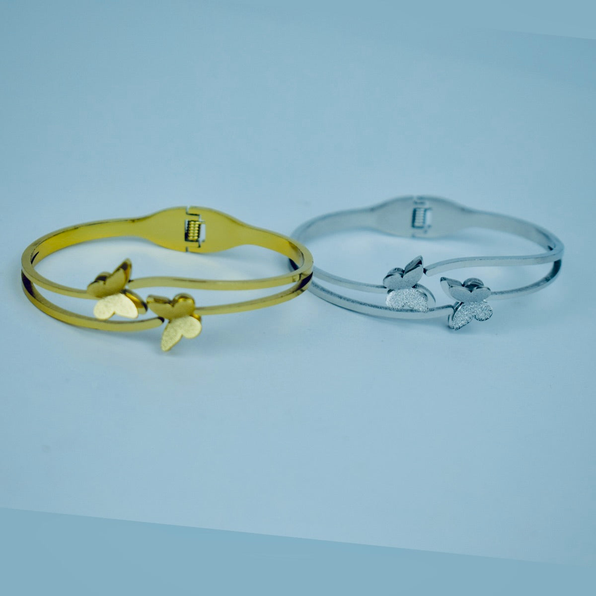 Butterfly Adjustable Stainless steel  Bangle | 20% OFF