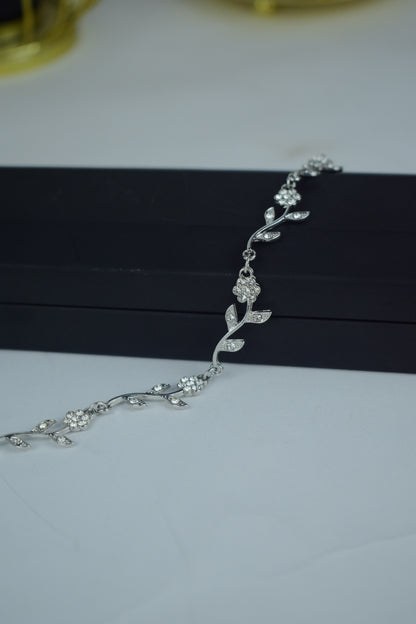 Floral Leaf Elegant Bracelet – 2 Colors Collection | Flat 20% OFF
